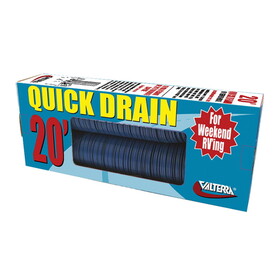 Valterra D04-0046 Quick Drain Standard RV Sewer Hose - 20' (Boxed)