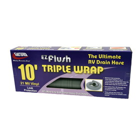 Valterra D04-0050 EZ Flush Triple Wrap RV Drain Hose - 10'