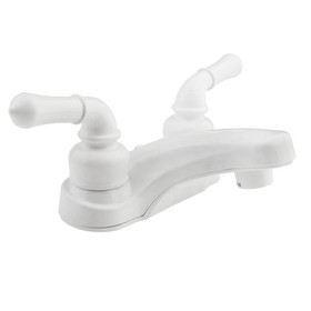 Dura Faucet Non-Metallic Classical RV Lavatory Faucet - White
