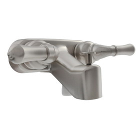 Dura Faucet Classical Non-Metallic RV Tub and Shower Diverter Faucet - Brushed Satin Nickel