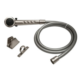 Dura Faucet RV Single Function Shower Head and Hose - Brushed Satin Nickel