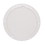 Beckson DP65-W Pry-Out Deck Plate - 6" with Diamond Center, White