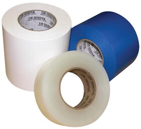 Dr. Shrink DS-704BP Blue Heat Shrink Tape Pinked - 4" x 180'