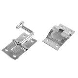 RV Designer E277 Stainless Steel T-Style Entry Door Holder - Angled 90°