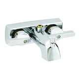 Empire Faucets 381 RV Tub/Shower Diverter with Lever Handles, Rise Adapter and Brass Stems - 3-3/8