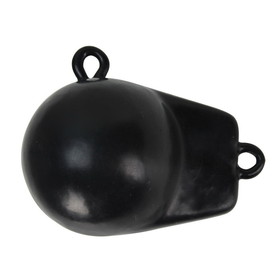 Extreme Max 3006.6735 Coated Ball-with-Fin Downrigger Weight - 12 lbs.