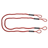 Extreme Max 3006.3045 BoatTector Bungee Dock Line Value 2-Pack - 7', Red