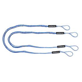 Extreme Max 3006.3089 BoatTector Bungee Dock Line Value 2-Pack - 8', Blue/White