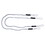 Extreme Max 3006.3068 BoatTector Bungee Dock Line Value 2-Pack - 8', White