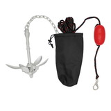 Extreme Max 3006.6785 BoatTector Complete All-in-One Deluxe Grapnel Anchor Kit for Small Boats, Kayaks, PWC, Jet Ski, Paddle Boards - Includes 3.5 lbs.
