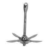 Extreme Max 3006.6672 BoatTector Stainless Steel Folding/Grapnel Anchor - 1.5 lbs.