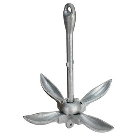 Extreme Max 3006.6669 BoatTector Galvanized Folding/Grapnel Anchor - 13 lbs.