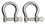 Extreme Max 3006.8303.2 BoatTector Stainless Steel Bow Shackle - 3/4", 2-Pack