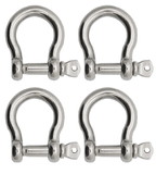 Extreme Max 3006.8306.4 BoatTector Stainless Steel Bow Shackle - 7/8