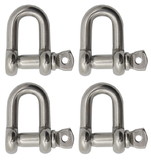 Extreme Max 3006.8269.4 BoatTector Stainless Steel Chain Shackle - 7/16