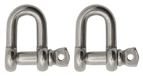 Extreme Max 3006.8276.2 BoatTector Stainless Steel Chain Shackle - 5/8", 2-Pack