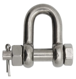 Extreme Max 3006.8354 BoatTector Stainless Steel Bolt-Type Chain Shackle - 5/8"