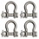 Extreme Max 3006.8369.4 BoatTector Stainless Steel Bolt-Type Anchor Shackle - 5/16", 4-Pack, Price/EA