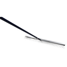 Extreme Max 3005.4236 48" Commercial-Grade Screening Rake for Beach and Lawn Care with 66" Handle