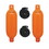 Extreme Max 3006.7611 BoatTector Inflatable Fender Value 2-Pack - 8.5" x 27", Neon Orange