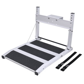 Extreme Max 3005.4248 Dog Ladder/Ramp Platform - Clear Anodized, Standard
