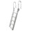 Extreme Max 3005.4239 Slanted Flip-Up Dock Ladder - 5-Step