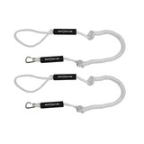 Extreme Max 3006.2969 BoatTector PWC Bungee Dock Line Value 2-Pack - 4', White