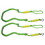 Extreme Max 3006.2577 BoatTector PWC Bungee Dock Line Value 2-Pack - 6', Green/Yellow, Price/EA