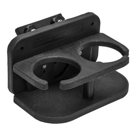 Extreme Max 3005.5616 Two-Drink Holder with 45&#176; Base for Lund Sport Track Systems