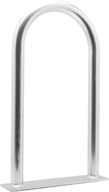 Extreme Max 3006.6904 Universal Aluminum Hand Rail with Base for Pool, Hot Tub, Dock & Deck - 24" H x 13" W