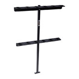 Extreme Max 5001.6357 6-Tool Garden & Landscaping Hand Tool Rack for Open Trailers