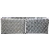 Extreme Max 5001.6421 Diamond Plated Aluminum Overhead Cabinet for Garage, Shop, Enclosed Trailer - 48