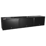 Extreme Max 5001.6429 Diamond Plated Aluminum Overhead Cabinet for Garage, Shop, Enclosed Trailer - 72