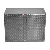 Extreme Max 5001.6444 Diamond Plated Aluminum Wall Cabinet for Garage, Shop, Enclosed Trailer - 32