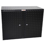 Extreme Max 5001.6447 Diamond Plated Aluminum Wall Cabinet for Garage, Shop, Enclosed Trailer - 32