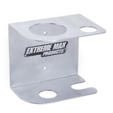 Extreme Max 5001.6311 Wall-Mounted Aluminum Drum Pump Holder for Enclosed Race Trailer, Shop, Garage, Storage - Silver