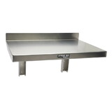Extreme Max 5001.6314 Wall-Mounted Folding Aluminum Work Bench for Enclosed Race Trailer, Shop, Garage, Storage - 26