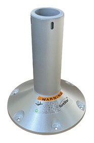 foreStar Industries 184014-LWOS Fixed Height Pedestal with 9" Base - 14" Height, Anodized