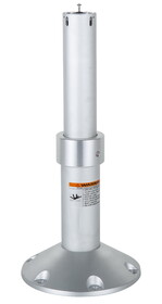 foreStar Industries 184412-LWOS 2-3/8" Power Rise Thru-Deck Pedestal - 11-7/8" to 15-3/4", Anodized