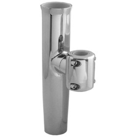 TACO Marine F16-2630POL-1 Stainless Steel Adjustable Clamp-On Rod Holder - Fits 1-11/16" and 1-15/16" Pipe