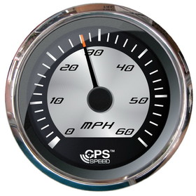Faria F22010 Platinum Speedometer (60 MPH) (GPS) - 4" (Studded)