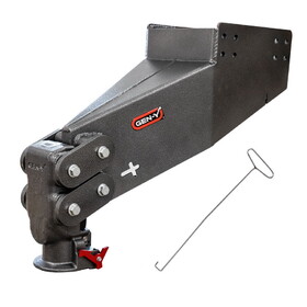 Gen-Y Hitch GH-8047AL EXECUTIVE Torsion-Flex SnapLatch Turning Point Fifth Wheel to Gooseneck 2-5/16" Coupler - 1.5K to 3.5K Pin Weight Range / 21K Towing