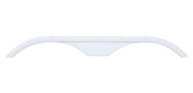 Icon 01747 Tandem Axle Fender Skirt FS1747 for Kustom Koach - Polar White