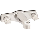 American Brass J68 RV Metallic Chrome Tub/Shower Diverter Faucet with Crystal Handles 8