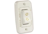 JR Products 12345 Low Profile Single Slide-Out Switch, White