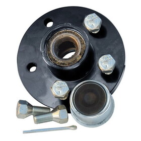 Tie Down Engineering 81045 Super Lube Hub Kit - 5-Stud with 1-3/8" Inner and 1-1/16" Outer Bearings, Painted, 1750 lbs. Capacity