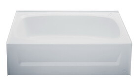 Kinro Composites 209902 Tub, RH with Apron - 27" x 54", White