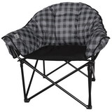 Lazy Bear Chair Grey Plaid