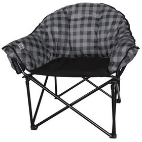 KUMA KM-LBCH-GPB Lazy Bear Chair - Gray Plaid