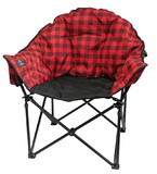 KUMA KM-LBHCH-RB Heated Lazy Bear Chair with 10,000 mAh Power Bank - Red Plaid